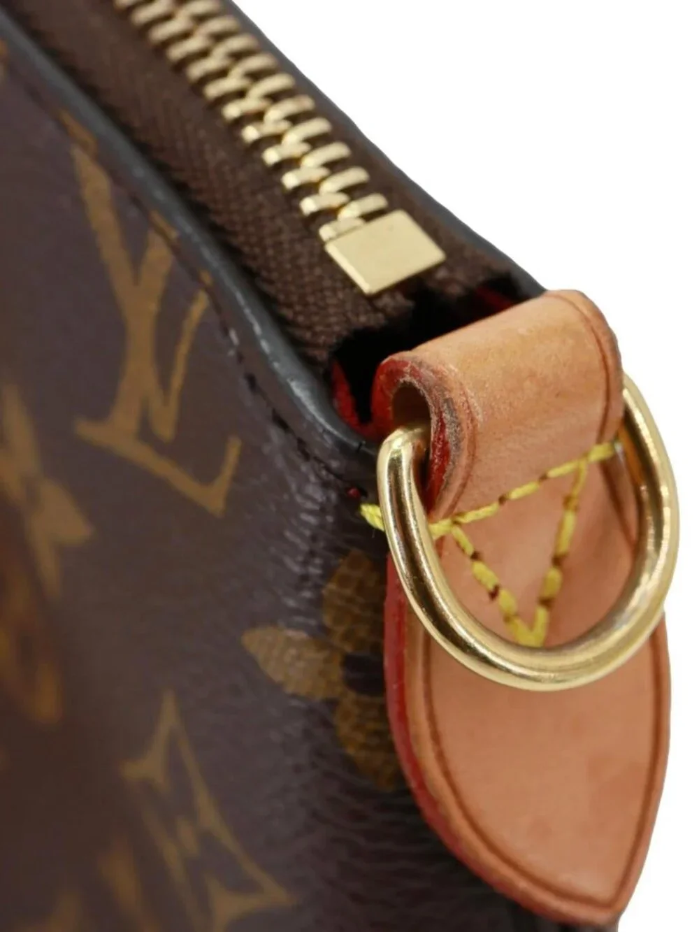 Louis Vuitton  Boetie PM Monogram Canvas Satchel Shoulder Bag Brown